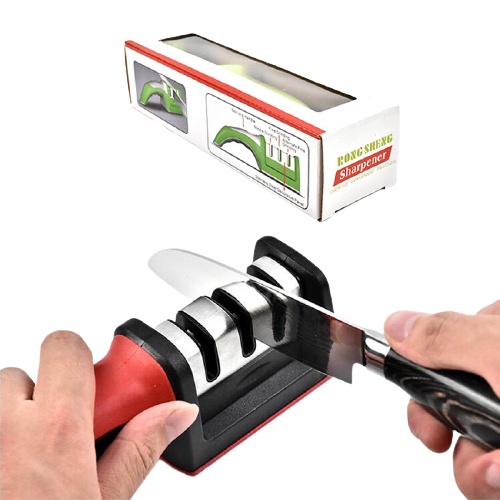 [Thánh Mài Dao] Dụng Cụ Mài Dao Kéo 3 Cấp Độ Cầm Tay Nhanh Bén Siêu Tiện Lợi