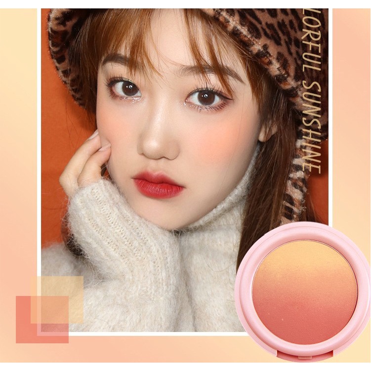 Phấn Má Hồng Hai Màu Trang Điểm Tự Nhiên Ngọt Ngào