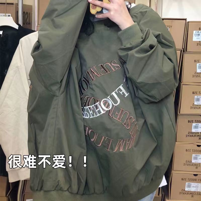 Áo Khoác Bóng Chày Thêu Chữ Thời Trang Mùa Xuân Mới 2022