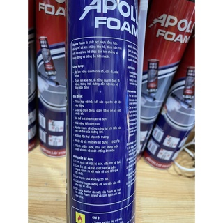 Keo Bọt Nở PU Foam [Apollo][trám bít khe nứt]750ml