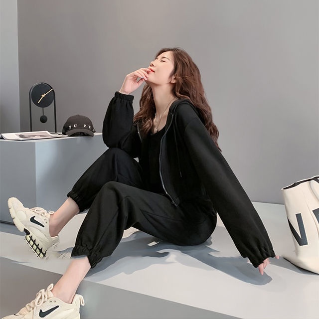 Set Đồ Thể Thao Dài Tay Thời Trang Mùa Thu Hàng Mới Dành Cho Nữ