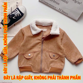 Rập giấy DC045 - Áo khoác bomber cổ lật