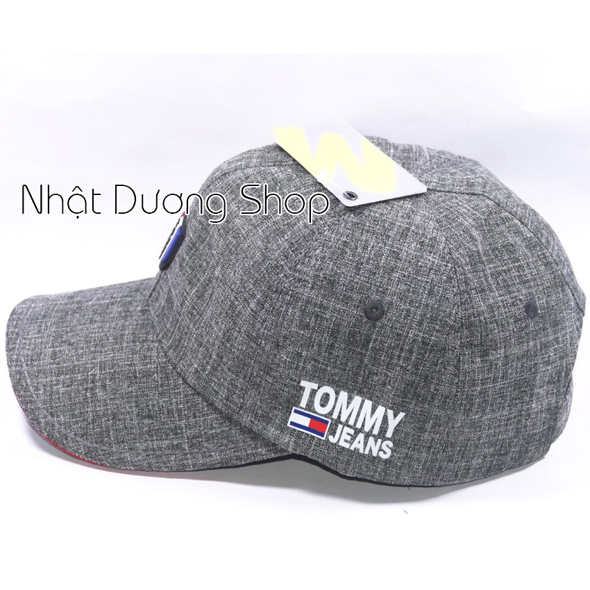 Mũ lưỡi trai ép mặt da TomMy cao cấp - Chất liệu vải Kaki bền chắc kết hợp với chữ ép tạo nên sự nổi bật cho người đội