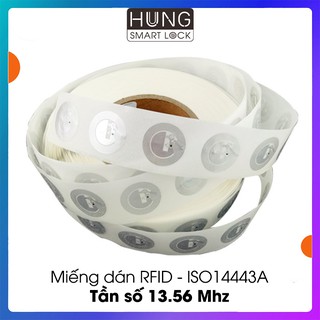 Miếng dán Thẻ từ RFID 13.56MHZ - Thẻ RFID - Thẻ Mifare- Sticker RFID - Chất lượng cao - Tiện lợi