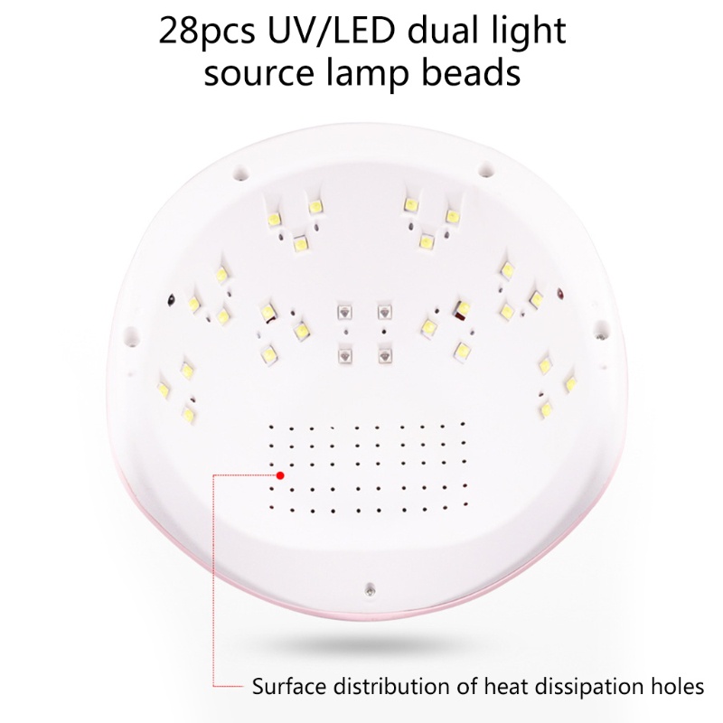 Đèn LED UV 50W Hong Khô Sơn Móng Tay Có Cảm Biến Tự Động