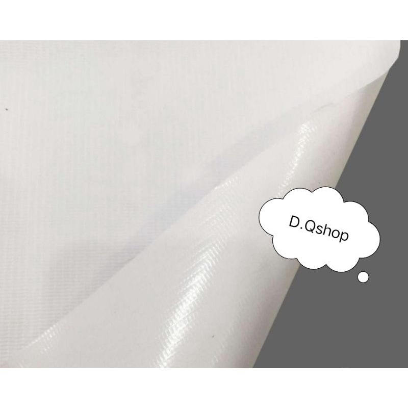 bạt nhựa màu trắng trải phông nền khổ 1 m*1 m