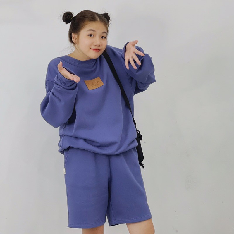 ÁO SWEATER + QUẦN SHORT