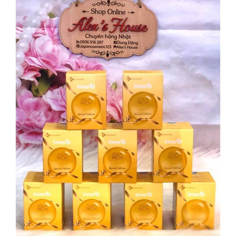 VIÊN UỐNG CẤP NƯỚC INNERB AQUA RICH DOUBLE UP- Hộp 70v hàng nội địa Hàn