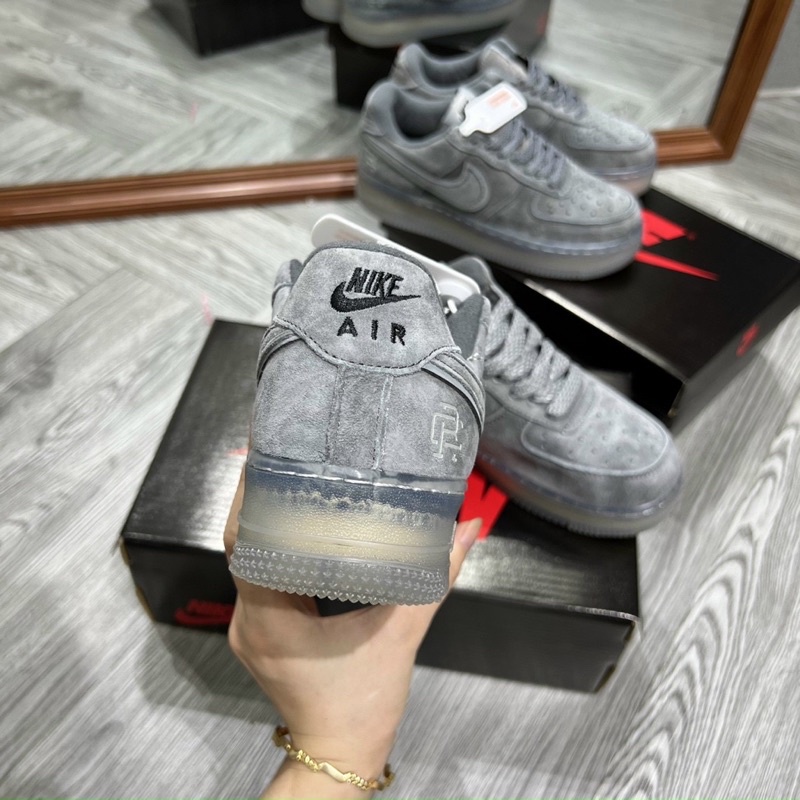 Giày Sneaker AF1 "Naivy Grook" Grey Phản Quang chất lượng nguyên bản cao cấp Lofi