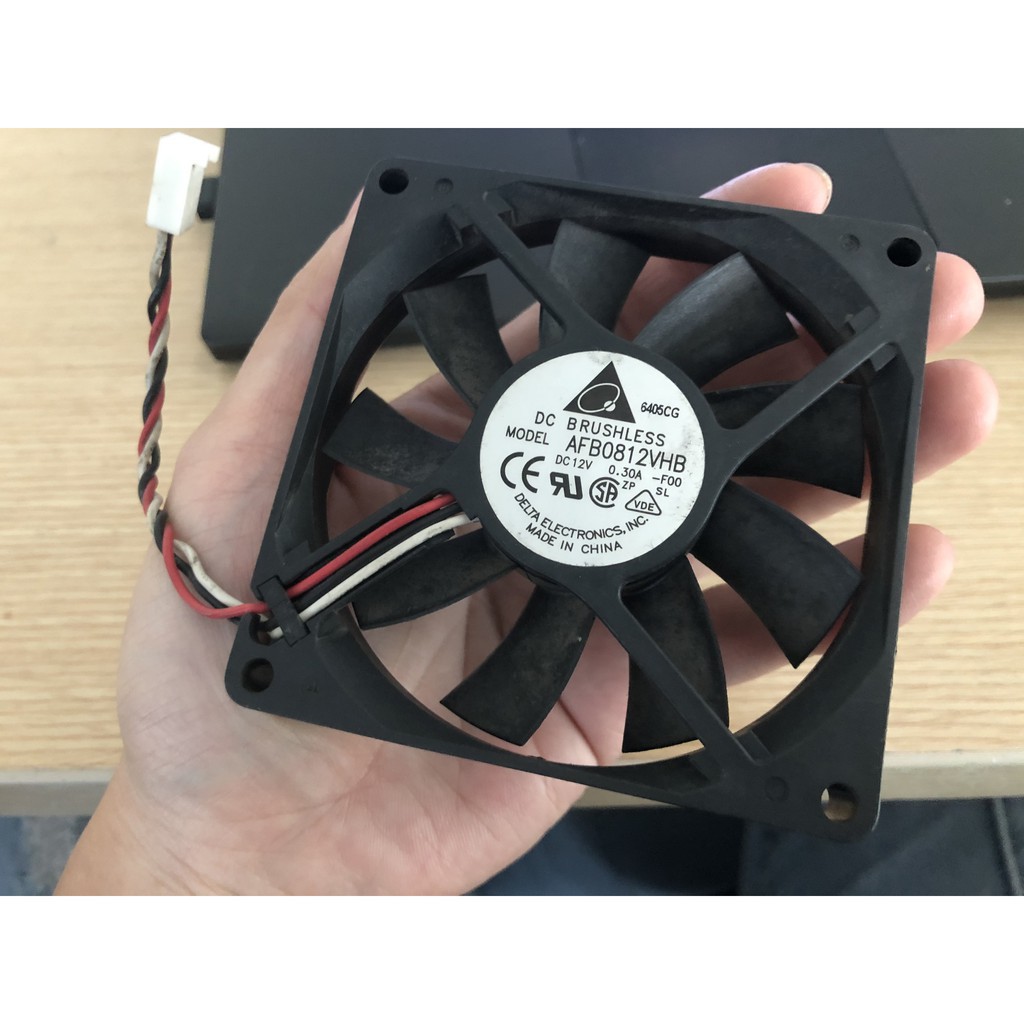 Thanh lý Quạt Fan bi sever 8cm siêu bền tản nhiệt máy tính, VGA cày trâu