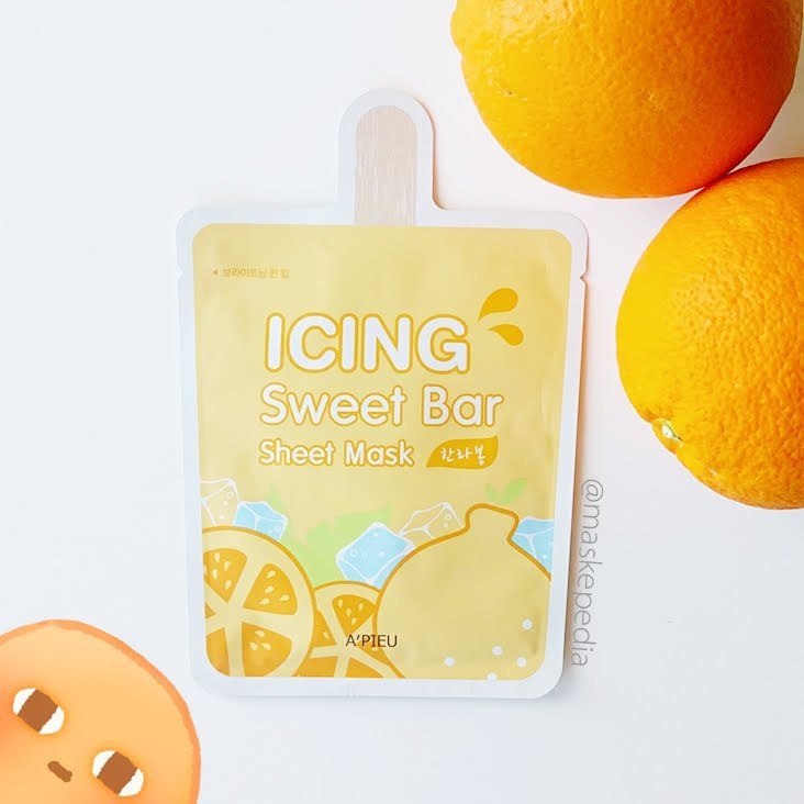 NHẬP MÃ GDAYCOS GIẢM 5000Đ Mặt Nạ Siêu Mát Lạnh Apieu Icing  Sweet Bar Sheet Mask