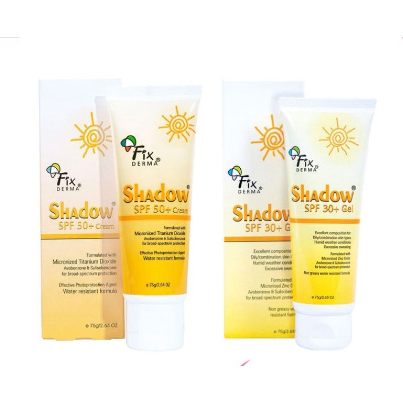 Kem chống nắng fixderma shadow spf 30+ gel và spf 50+ cream cho da mặt - ảnh sản phẩm 2