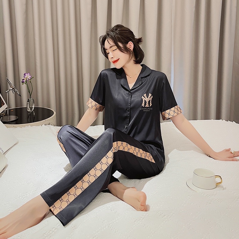 Bộ ngủ mặc nhà , pijama lụa chất đẹp