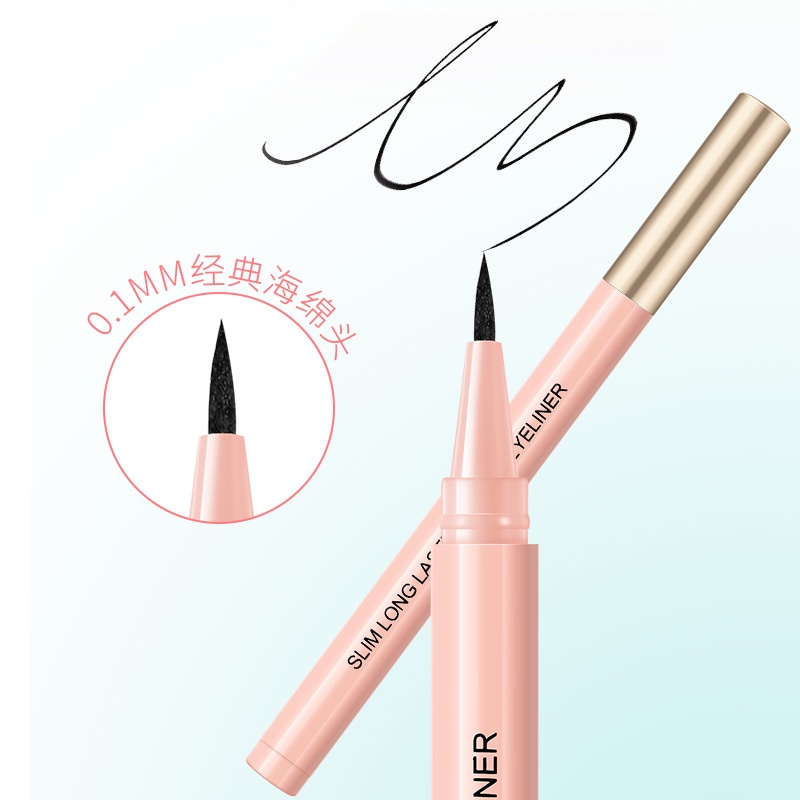 Bút Kẻ Mắt Dạng Lỏng Nhanh Khô Lâu Trôi 0.1mm Thương Hiệu Lameila Đen