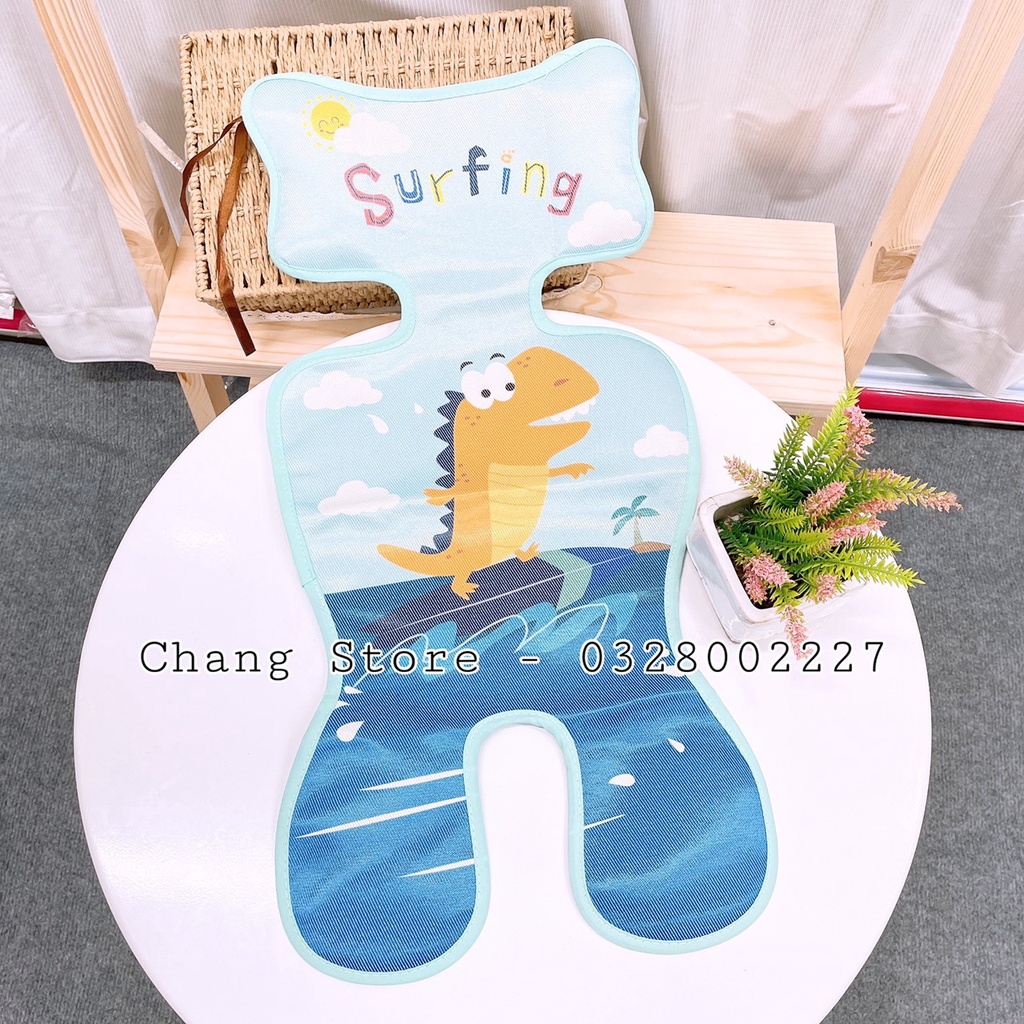 Lót xe đẩy điều hòa 3d cho bé