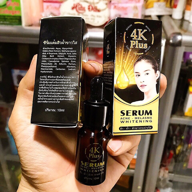 Serum 4k plus Nám Mụn Thâm Trắng Da , chính hãng Thái