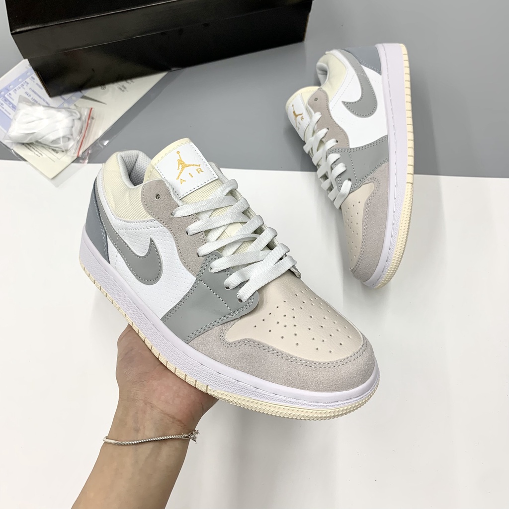 Giày thể thao Jordan JD1 Low, Giày sneaker Jordan Paris cổ thấp nam nữ siêu hot Full Box Bill