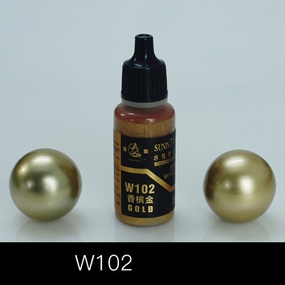 Sơn nước màu kim loại Metallic W101-124 20ml Sunin 7 - Sơn Mô Hình