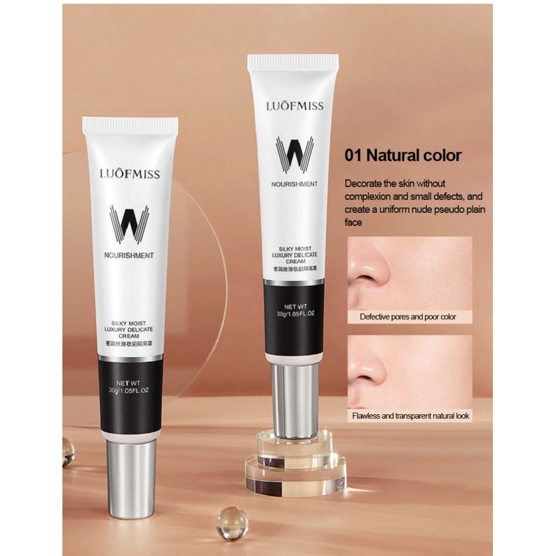 Kem lót trang điểm LUOFMISS dưỡng ẩm trẻ hóa da | BigBuy360 - bigbuy360.vn