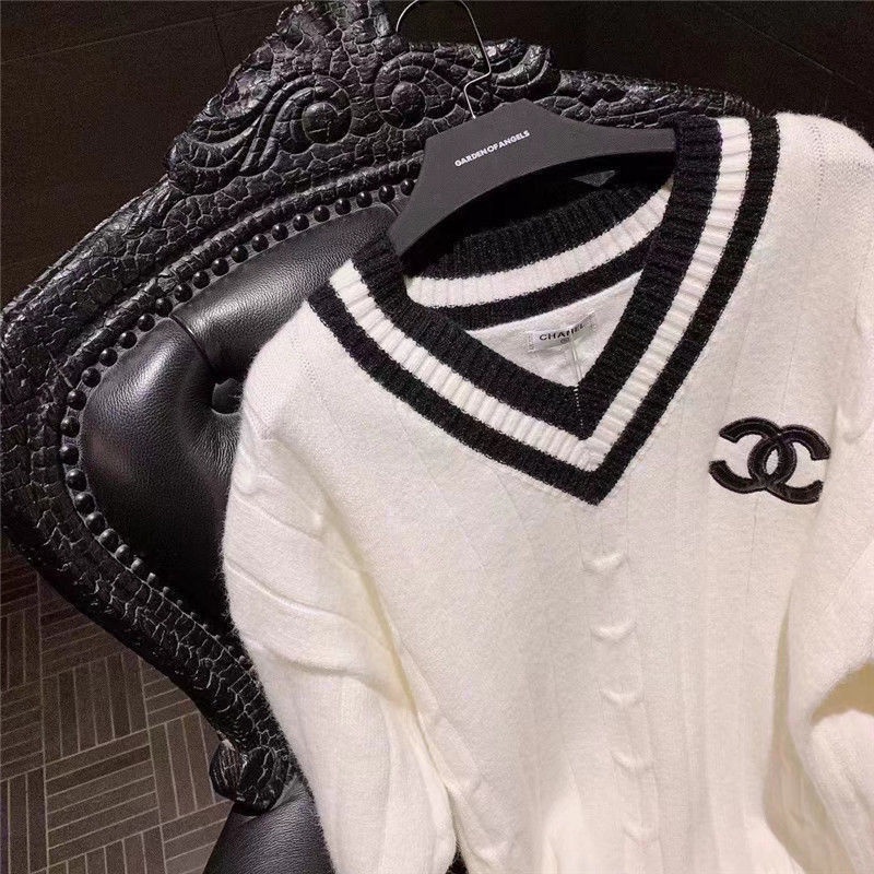 Hàng Có Sẵn!Chane!Áo Khoác Cardigan Dệt Kim Thiết Kế Mới Năng Động Thời Trang Dành Cho Cặp Đô