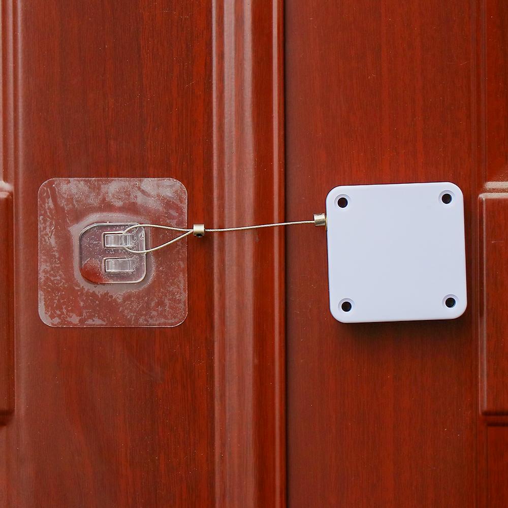 PINEVN Hộp Kéo Cửa Không Cần Khoan Lỗ Có Thể Điều Chỉnh Độ Căng Đầy Đủ