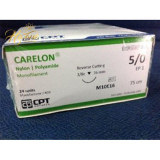 Chỉ nhấn mí CPT NYLON Carelon 5/0,20k/sợi,hộp 24 sợi