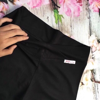 Quần legging bầu cạp chéo co dãn tốt