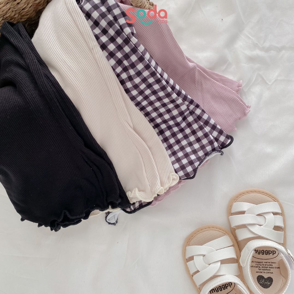 Quần ống loe bé gái 4 màu (Ảnh thật)