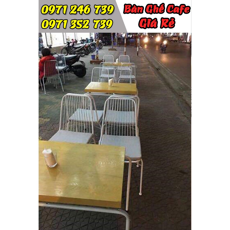 Bàn ghế sắt cafe sân vườn giá rẻ