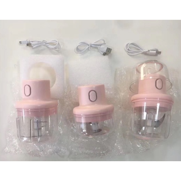 Máy Xay Mini Sạc Điện, Xay Thịt Ớt Hành Tỏi Rau Củ Quả Cầm Tay Siêu Tiện Lợi