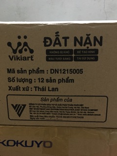 Đất nặn 12 màu có khuôn dành cho bé -Đất nặn Thái Lan