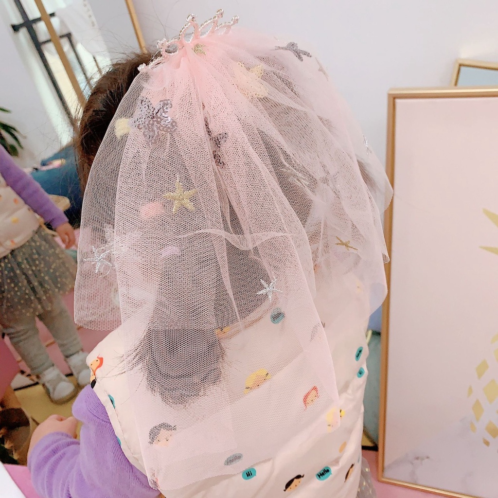 Cài Tóc Hình Vương Miện Công Chúa Elsa Cho Bé Gái- Cài tóc công chúa MH: B0446