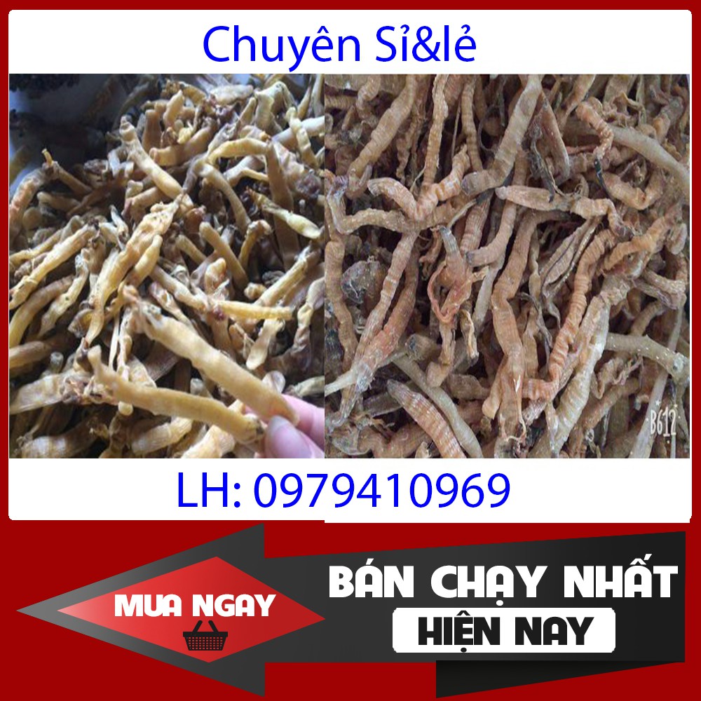 Sá Sùng Làm Nước Dùng Nấu Phở Siêu Ngon Ngọt 100gr Size Nhỏ - Loại 1 Sạch Cát - Siêu Ngọt Nước