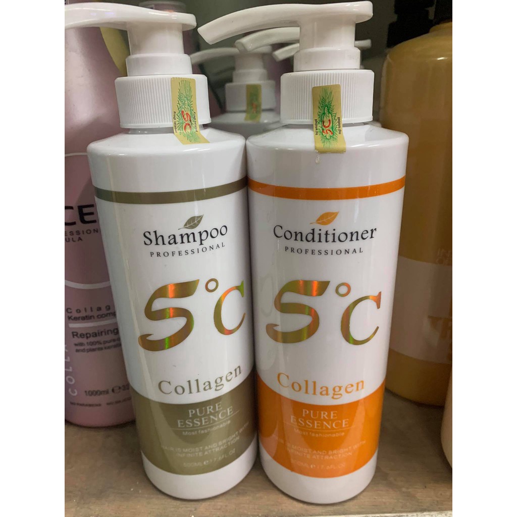 Cặp dầu gội xả 5C Collagen MAKAYRY Siêu Mềm Mượt