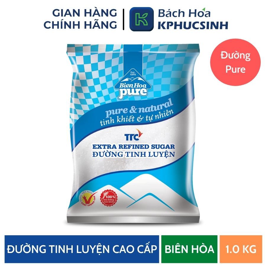 Đường biên hòa pure 1kg Kphucsinh