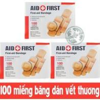 HỘP 100 MIẾNG BĂNG URGO AID FIRST ( GIA DỤNG 1995 )