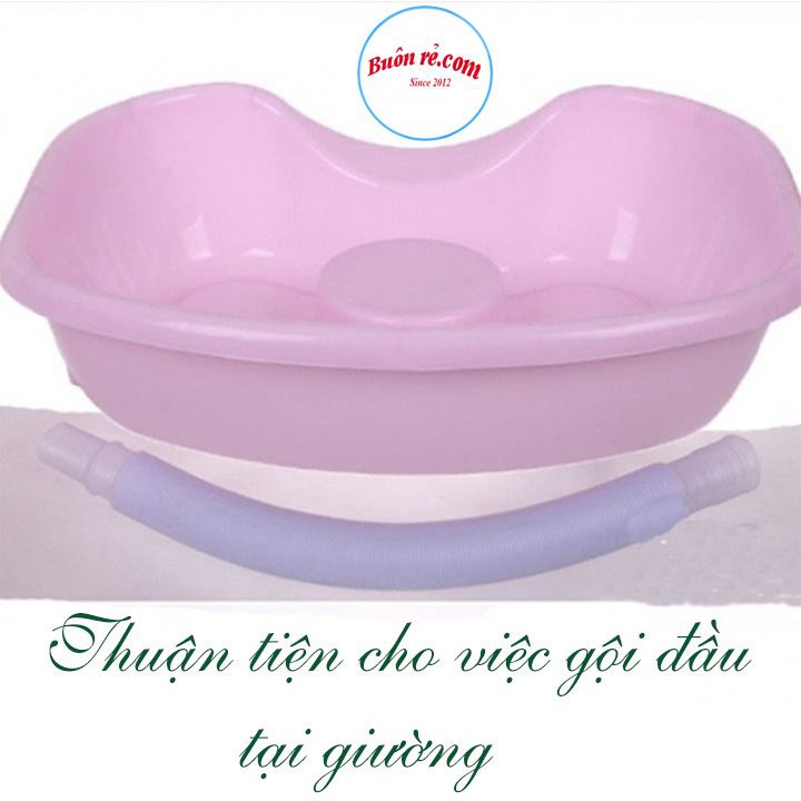 Chậu gội đầu tại giường cho người già, bà bầu, trẻ nhỏ Nhựa Việt Nhật -Thau gội đầu tiện ích (MS: 2206) Buôn rẻ 01358