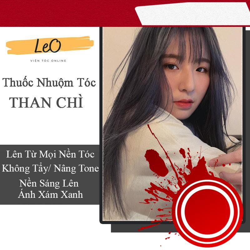 [ Hàng Hot ] Thuốc Nhuộm Tóc THAN CHÌ không cần tẩy tóc lên từ mọi nền _LeoHair_ _Leo_