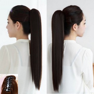 TÓC GIẢ KẸP NGOẠM THẲNG DÀI