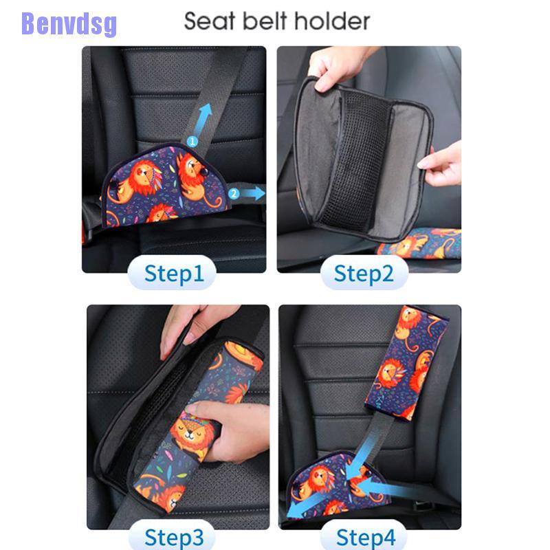 Miếng đệm bọc dây an toàn xe hơi có thể điều chỉnh cho bé