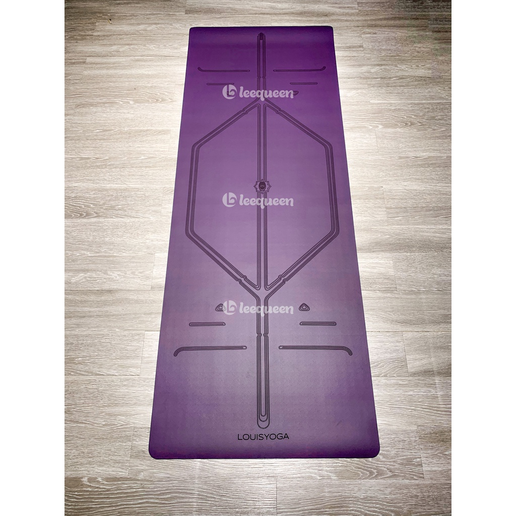 Thảm tập yoga cao su hãng Louis Yoga phiên bản Diamond size XL- Thảm tập yoga cao su tự nhiên, định tuyến độ bám cao