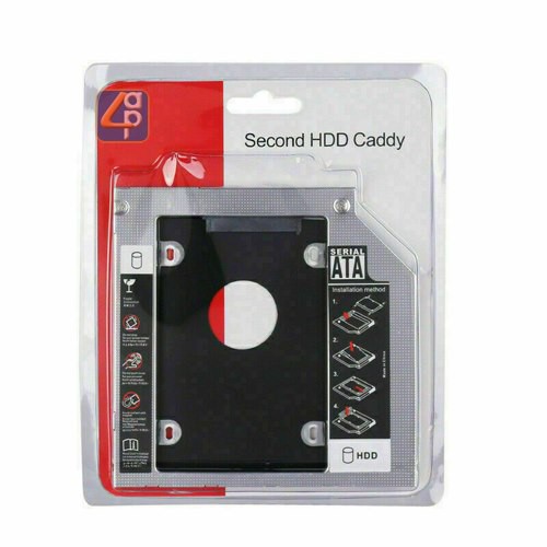 Khay Ổ Cứng Caddy Bay HDD SSD SATA 3 9.5mm/12.7mm - Lắp Ổ Cứng Thứ 2 cho Laptop