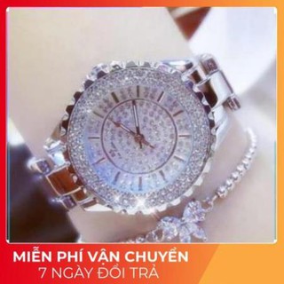 Đồng hồ nữ bs bee sister đính đá siêu đẹp - thương hiệu cao cấp + tặng pin đh