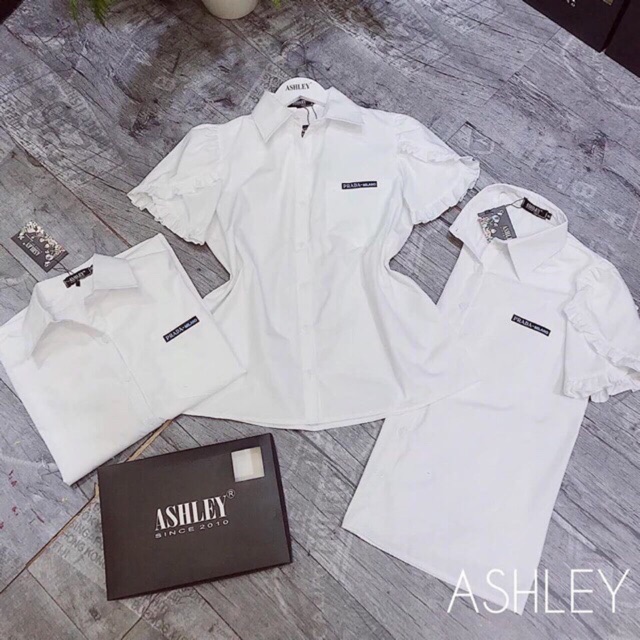 áo sơmi viền bèo