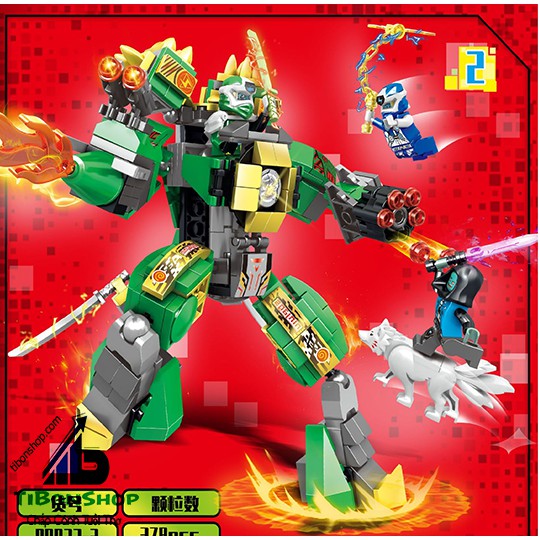 LEGO NINJA WORLD 98033 - 378pcs - ROBOTS CHIẾN ĐẤU