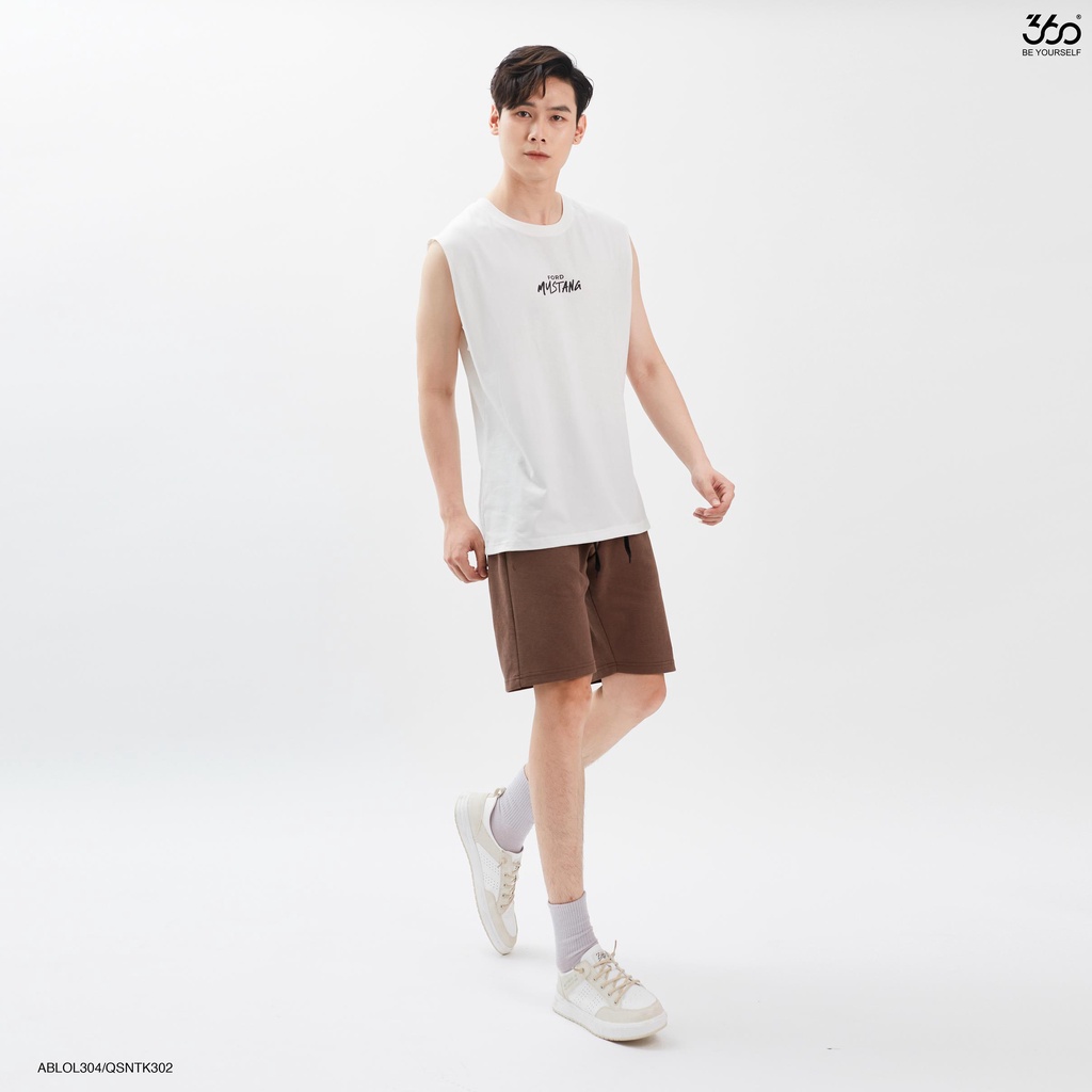 Áo tanktop nam 360 BOUTIQUE ba lỗ thời trang cotton thoáng mát - ABLOL304