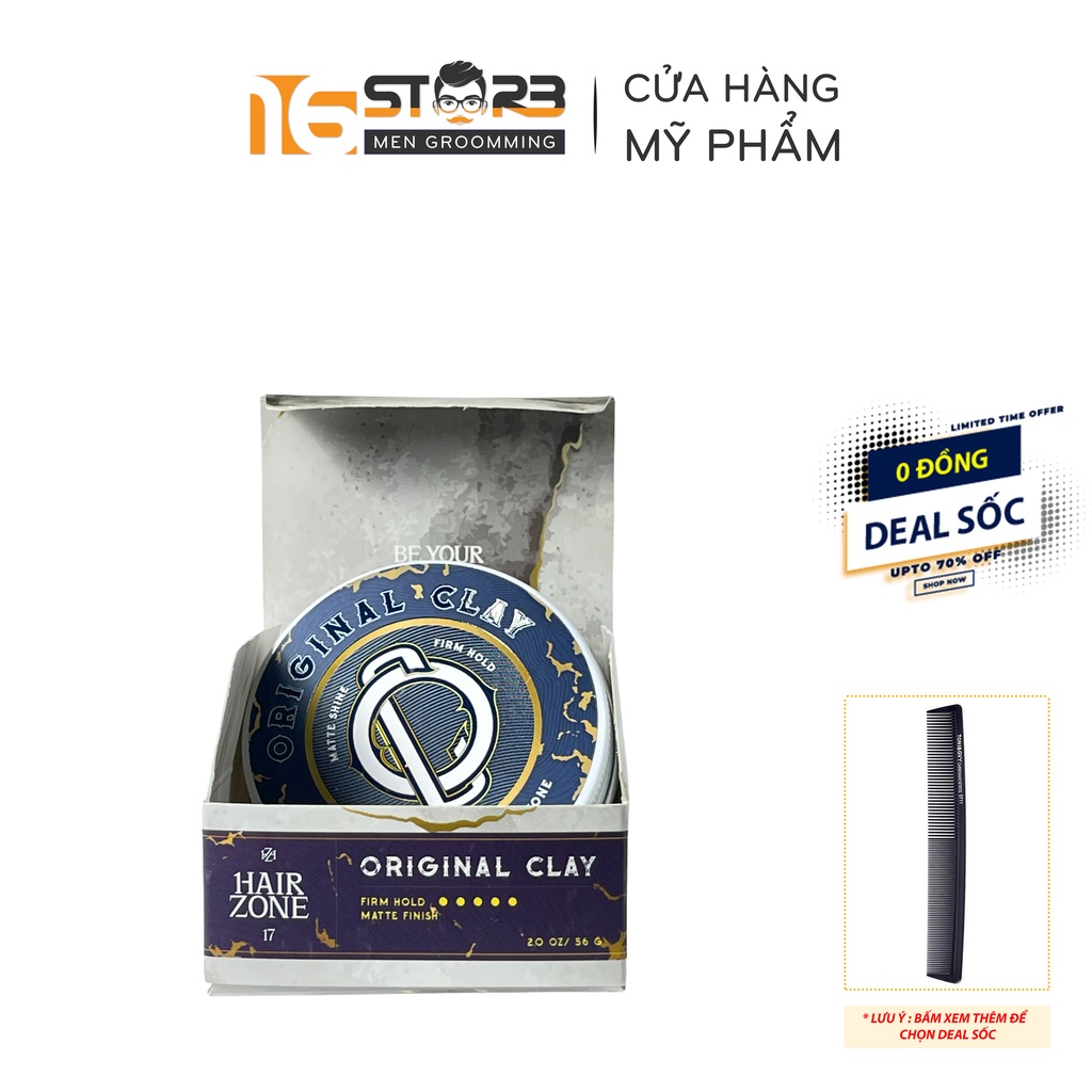 Sáp Vuốt Tóc Original Clay, All Day Balm 2022 By Hairzone 56g