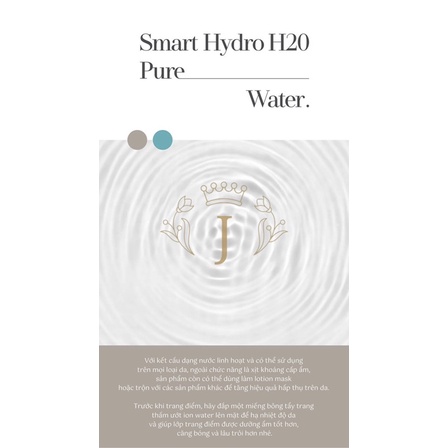 [Mã 154FMCGSALE giảm 8% đơn 500K] (MẪU MỚI 2021) Xịt khoáng dưỡng ẩm da DERMABELL SMART HYDRO H2O PURE WATER 500ML