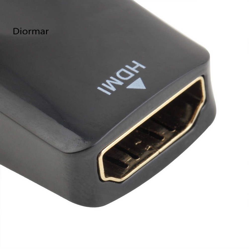 Bộ Chuyển Đổi Hdmi Cái Sang Vga 1080p Với Cáp Âm Thanh Cho Pc Tv