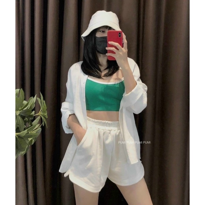 Set 3 món áo xanh - Chitchittsore